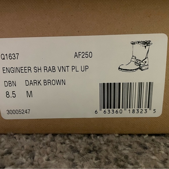 COACH x Frye Engineer boots rabbit lined 8.5 - Picture 3 of 10